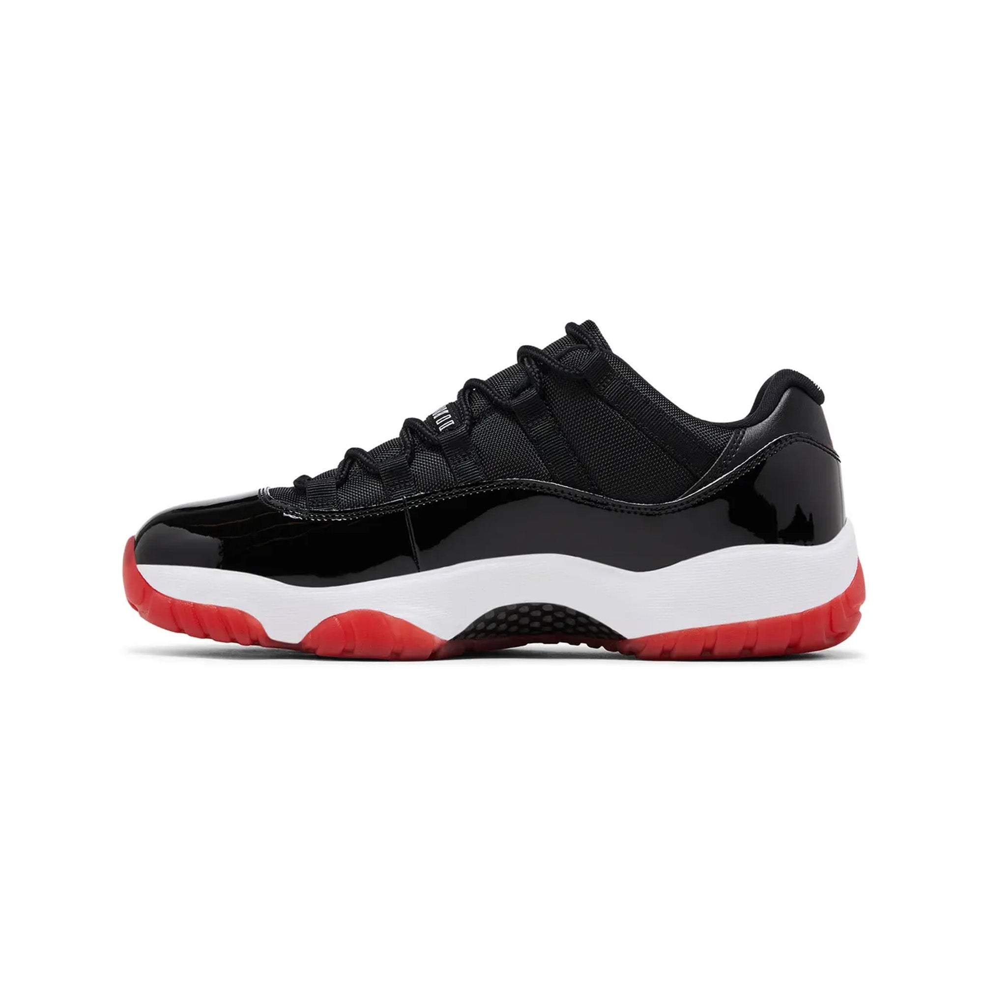 Air Jordan 11 Retro Low 'Bred' Men's Basketball Shoes 2025 - Authentic Nike Sneakers for Casual Wear & Court Performance