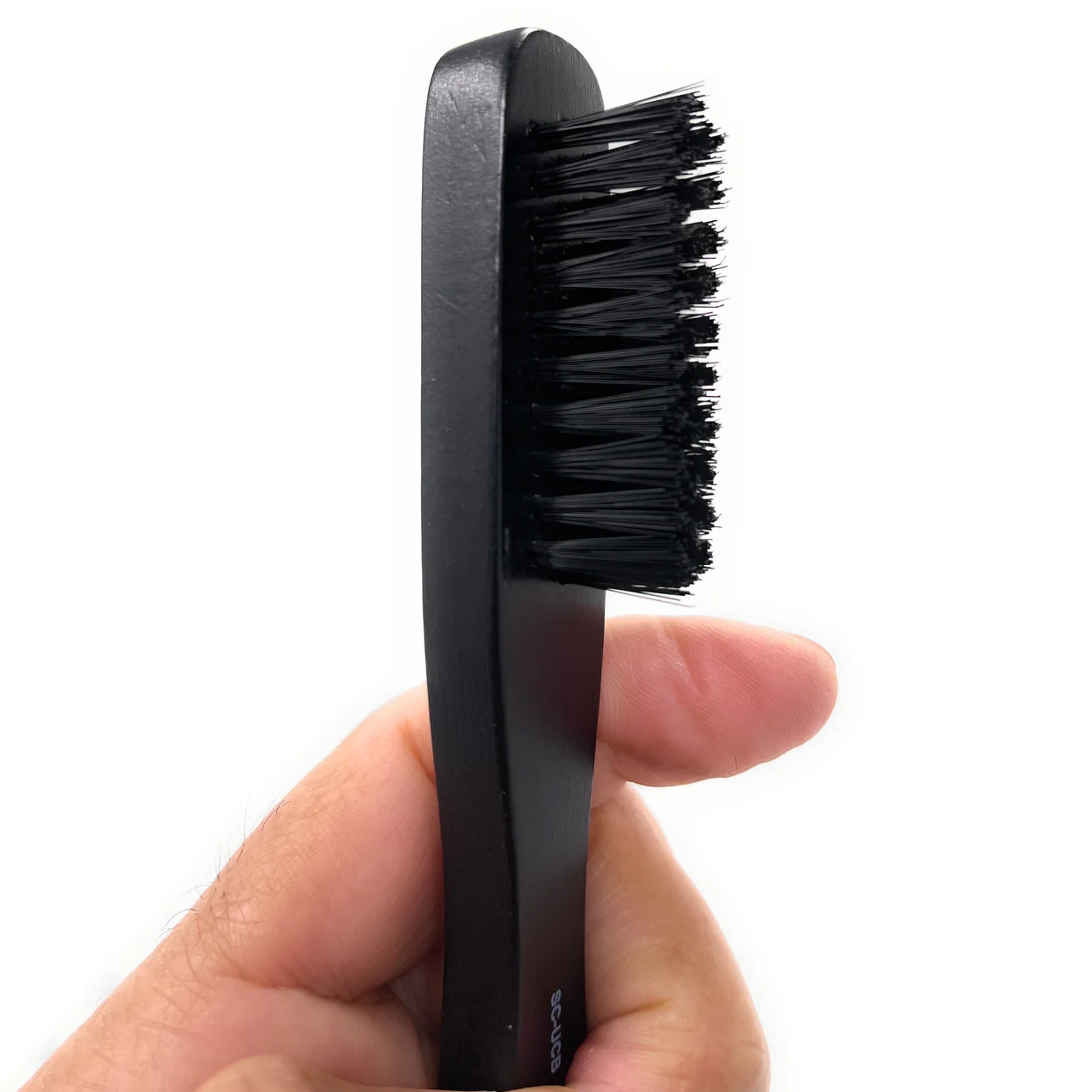 Scalpmaster Professional Clipper Cleaning Brush - 2 Pack with Nylon & Boar Bristles, Wooden Handle for Hair Clippers & Trimmers - Perfect for Barbershops, Home Grooming & Fade Haircuts