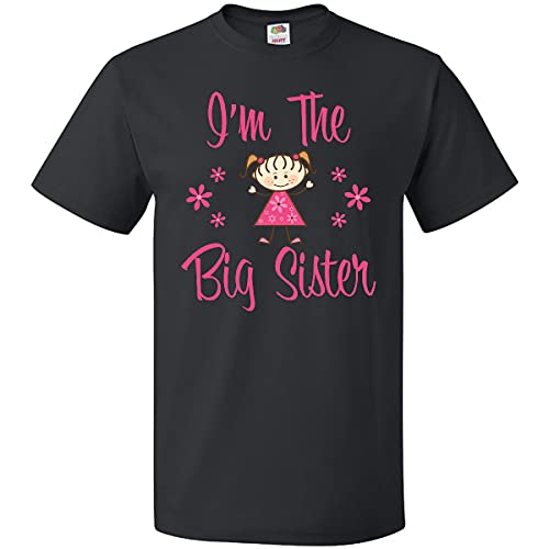 **Inktastic The Big Sister T-Shirt - Funny Sibling Gift for Sisters, Women's Soft Cotton Tee - Perfect for Birthdays, Family Reunions & Everyday Wear**