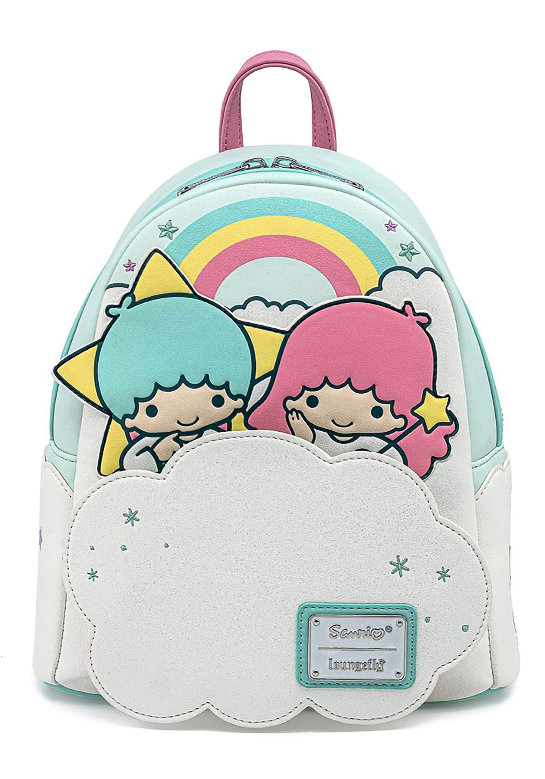Loungefly Sanrio Little Twin Stars Two Stars on Cloud Women's Shoulder Bag - Cute Double Strap Purse for Anime Fans, Cosplay & Everyday Use