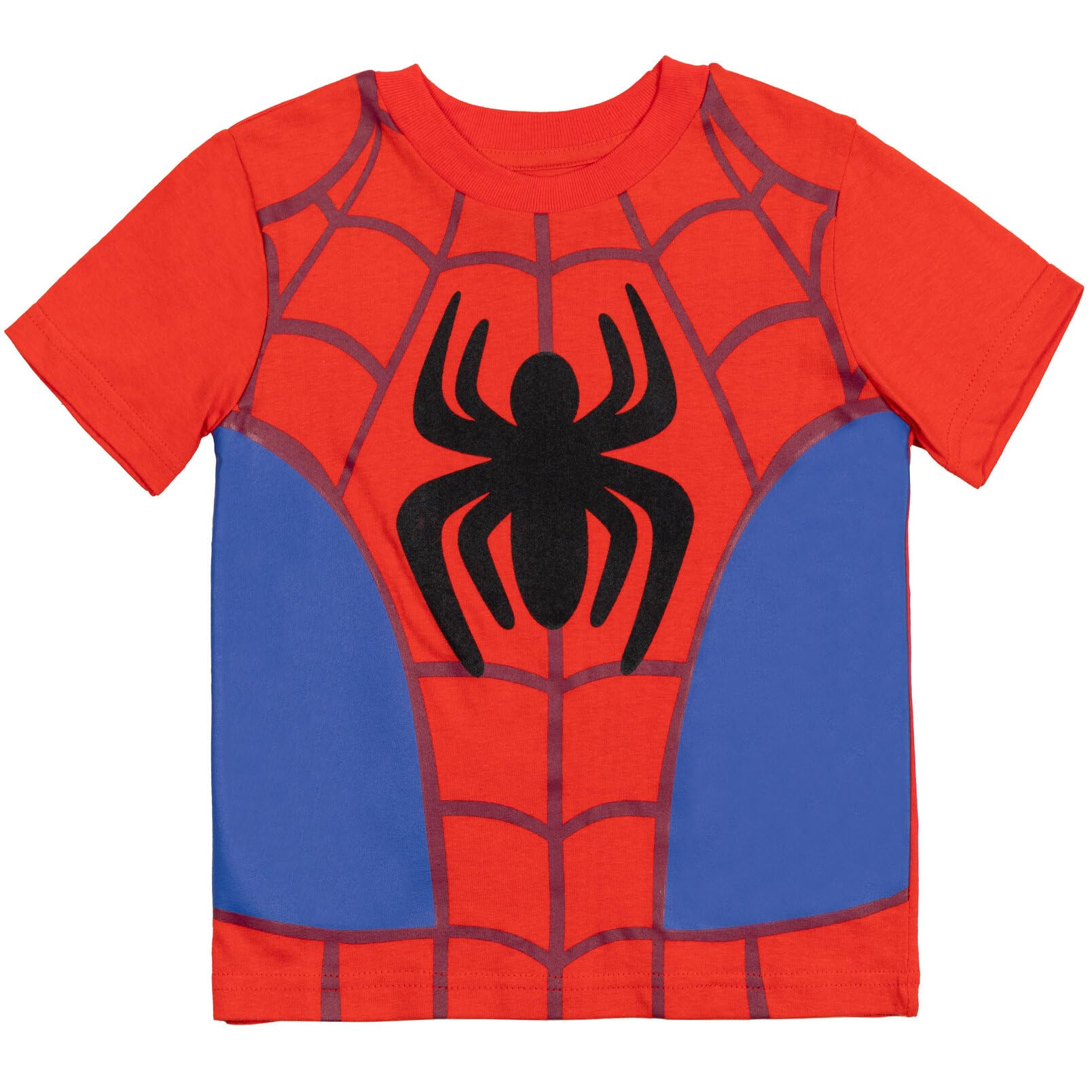 Marvel Avengers Spider-Man Iron Man Thor 3 Pack Boys Graphic T-Shirts - Toddler to Big Kid Sizes (2T-12) - Superhero Costume Party, Birthday Gift, Cosplay Outfit