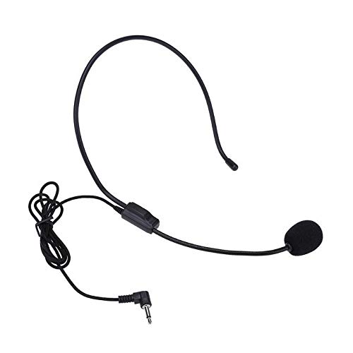 Portable Wired 35mm Headset Microphone with Megaphone - Lightweight Educational Speech Mic for Teachers, Lecturers & Public Speaking - Perfect for Classroom Teaching, Presentations & Outdoor Events