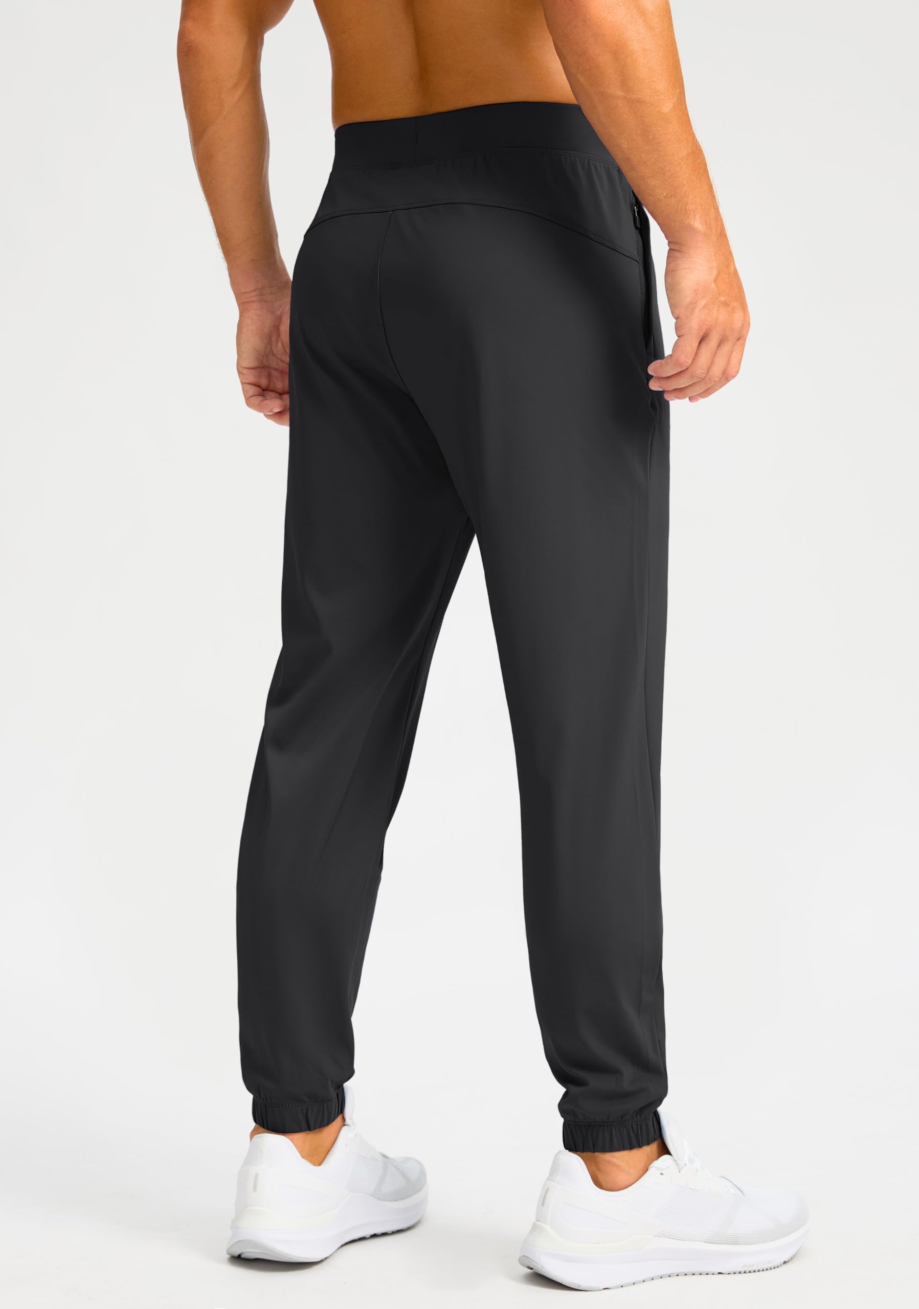 Soothfeel Men's Lightweight Joggers with Zipper Pockets - Athletic Golf Sweatpants for Workout, Running & Casual Wear - Comfortable Track Pants for Men