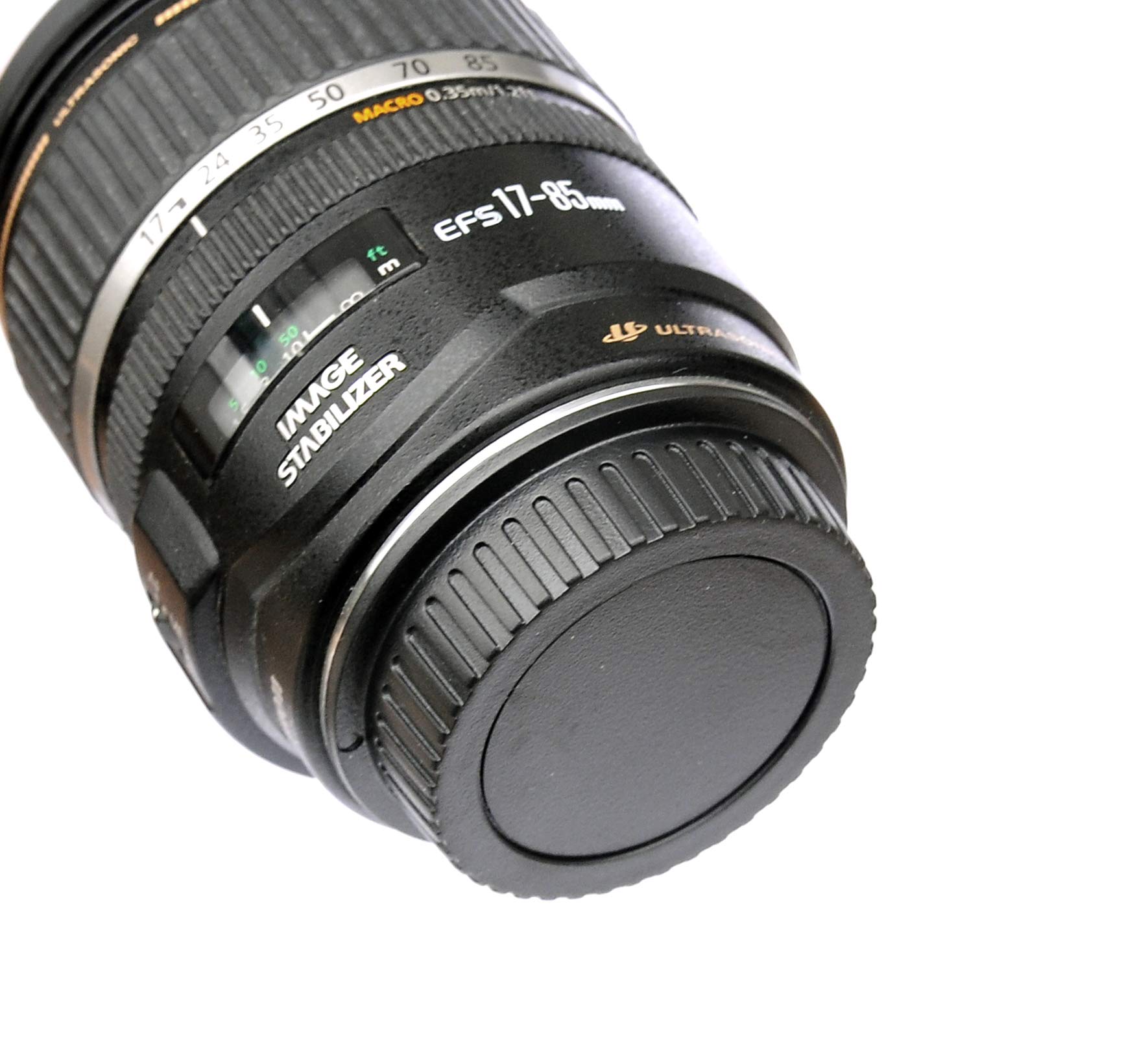 2-Pack Fotasy Rear Lens Cover & Body Cap for Canon EOS DSLR EF/EF-S Lenses - Dust Protection for Camera Gear Storage & Travel