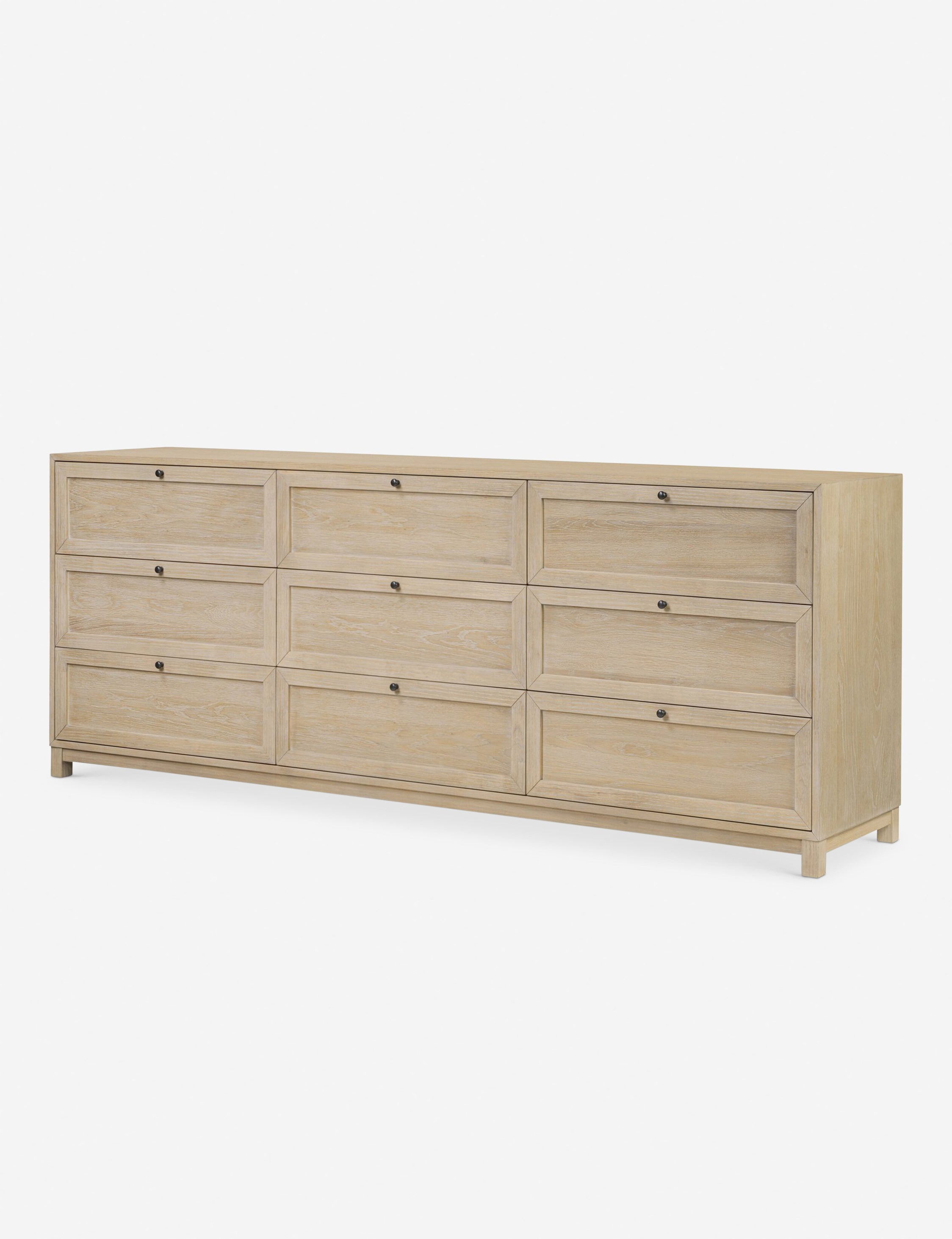 Carly 9 Drawer Dresser - White Wooden Chest of Drawers for Bedroom Storage, Organizer for Clothes, Accessories & Home Decor - Perfect for Master Bedroom, Guest Room & Nursery Organization