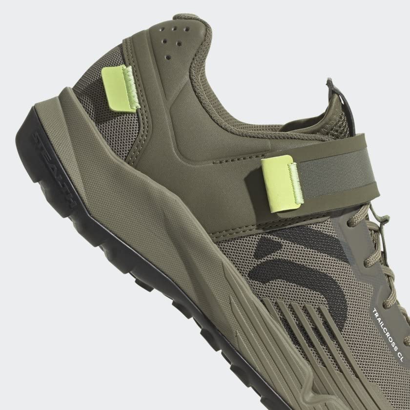 adidas Men's 5.10 Trailcross Clip-in Cycling Shoes - Green | Mountain Bike & Commuter Cycling Sneakers for Outdoor Adventures
