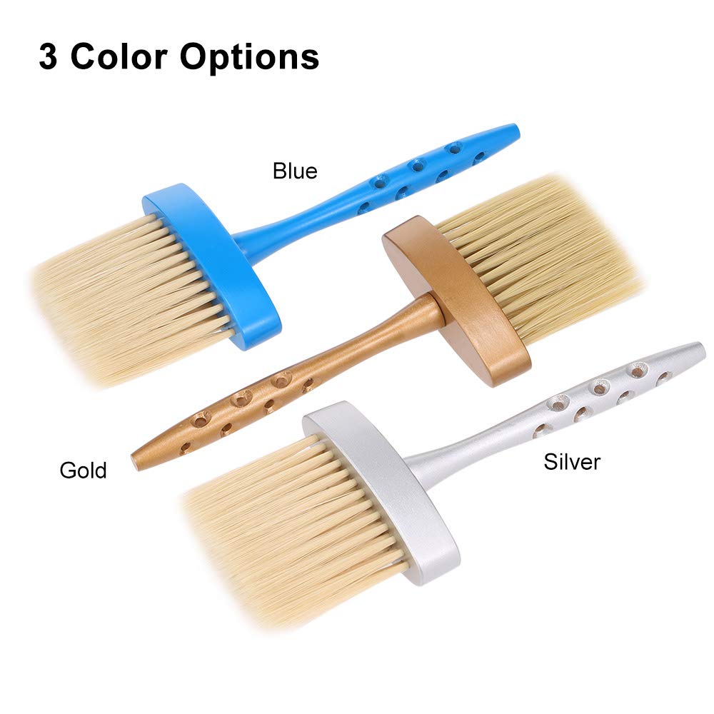 Professional Long Handle Neck Hair Cleaning Brush - Salon Grooming Tool for Hair Cutting, Shaving & Sweeping | Perfect for Barbershops, Home Grooming & Pet Care