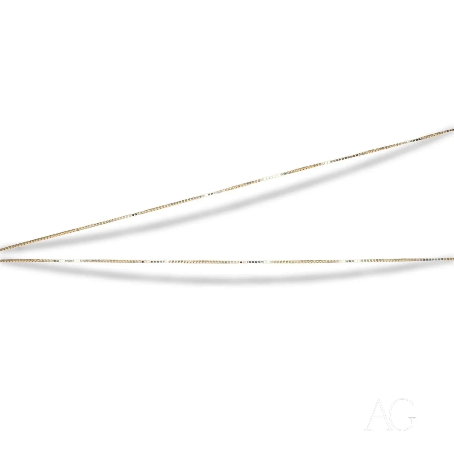14K Gold Box Chain Necklace for Women - Dainty & Elegant Jewelry for Everyday Wear, Gifts & Special Occasions