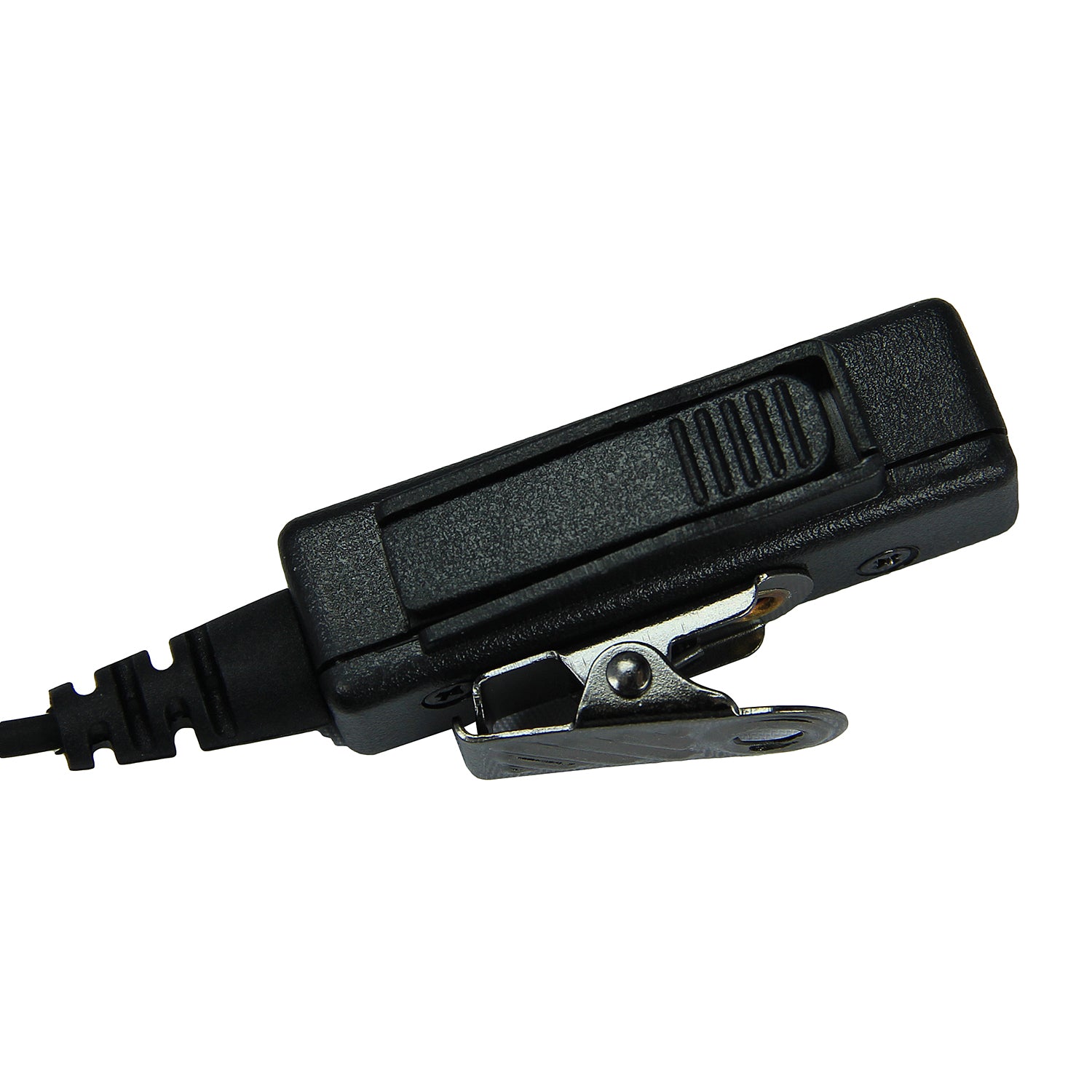 Two-Way Radio Headset with Clear Coil Tube Earpiece & PTT Mic - Compatible with Motorola XTS5000 (Hirose Connector) - Ideal for Security, Construction & Emergency Communication