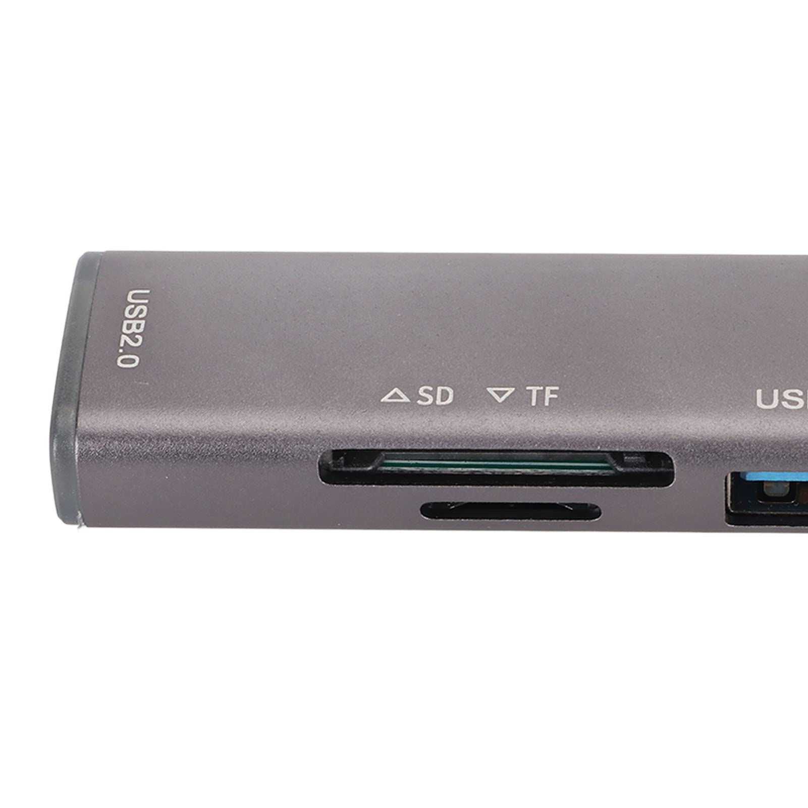 USB 3.0 Docking Station with 4 Ports & Dual Card Reader - High Speed Data Transfer Hub for PC, Laptop, Mac - Perfect for Home Office & Remote Work Setup