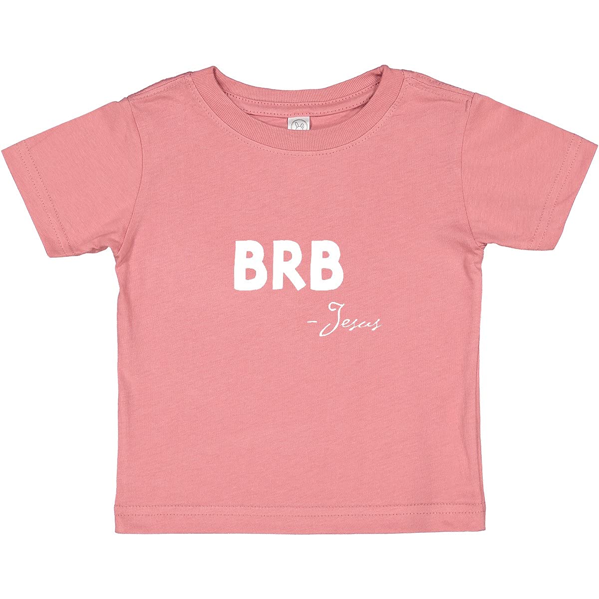 Inktastic Easter BRB Jesus Baby T-Shirt - Cute Christian Easter Outfit for Boys & Girls - Perfect for Church, Family Gatherings & Holiday Photos