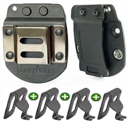 Best Clip-On Tool Belt Holder for Drills - Heavy Duty Cordless Drill Holster with 4 DeWalt-Compatible Belt Clips | Perfect for Construction, Carpentry & DIY Projects