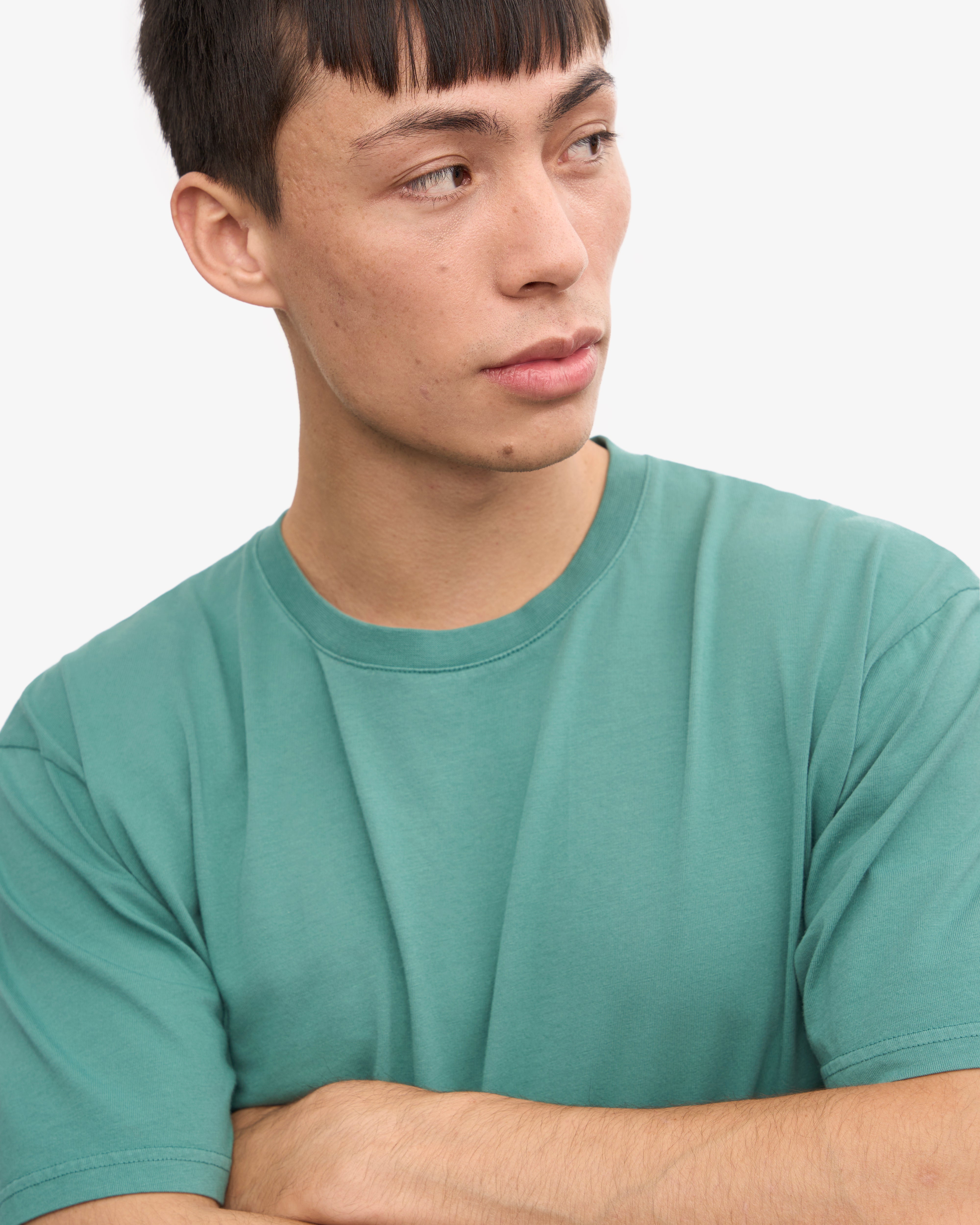 Classic Organic Cotton T-Shirt for Men & Women | Eco-Friendly Pine Green Tee | Casual Wear, Lounge & Everyday Outfits