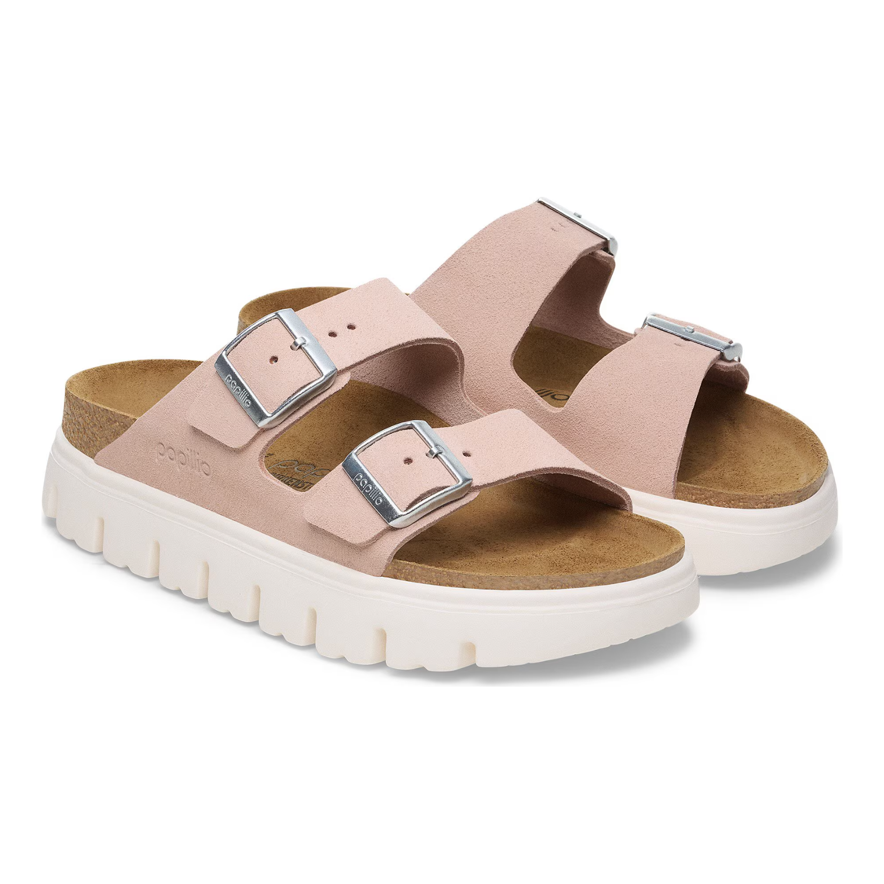 Birkenstock Arizona Chunky Suede Leather Sandals for Women & Men - Comfortable Orthopedic Footbed - Perfect for Casual Wear, Walking & Travel