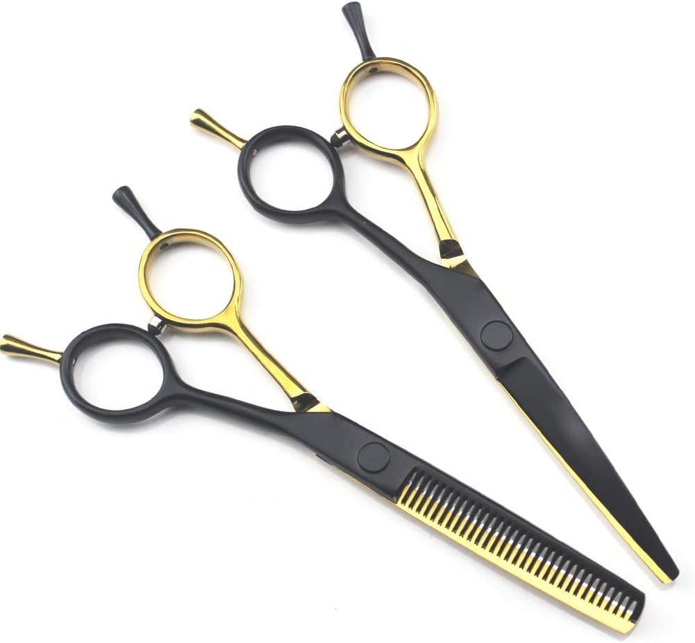 Professional Hair Cutting Scissors Set - Barber Shears, Thinning & Styling Shears for Salon & Home Use - Perfect for Hairdressers, Stylists & DIY Haircuts