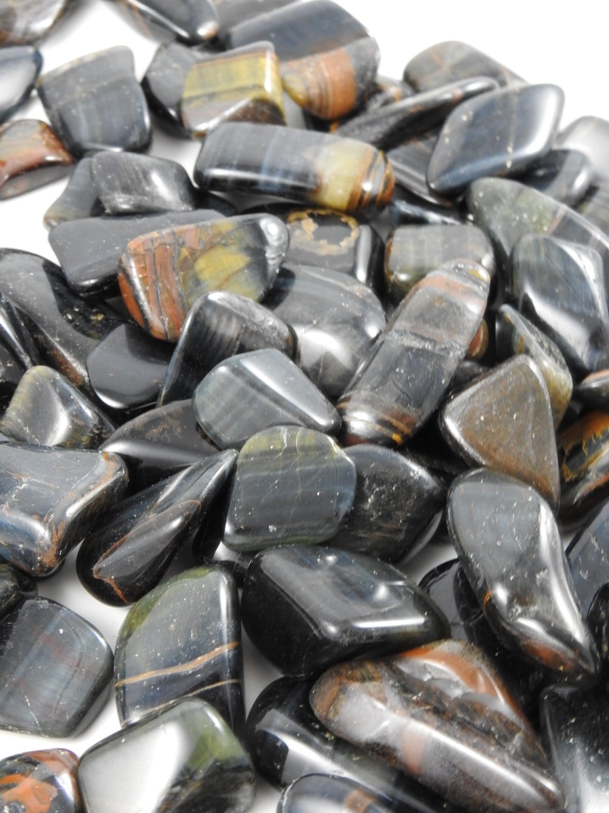 Natural Blue & Brown Tiger Eye Stone Beads - Bulk Wholesale for Jewelry Making, Healing Crystals & Meditation - Perfect for Necklaces, Bracelets & DIY Crafts
