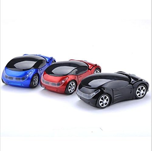 2.4G Wireless Racing Car Mouse - Ergonomic Optical USB Computer Mouse for Laptop PC Gaming & Office Work (Black) | Perfect for Gamers, Students & Professionals