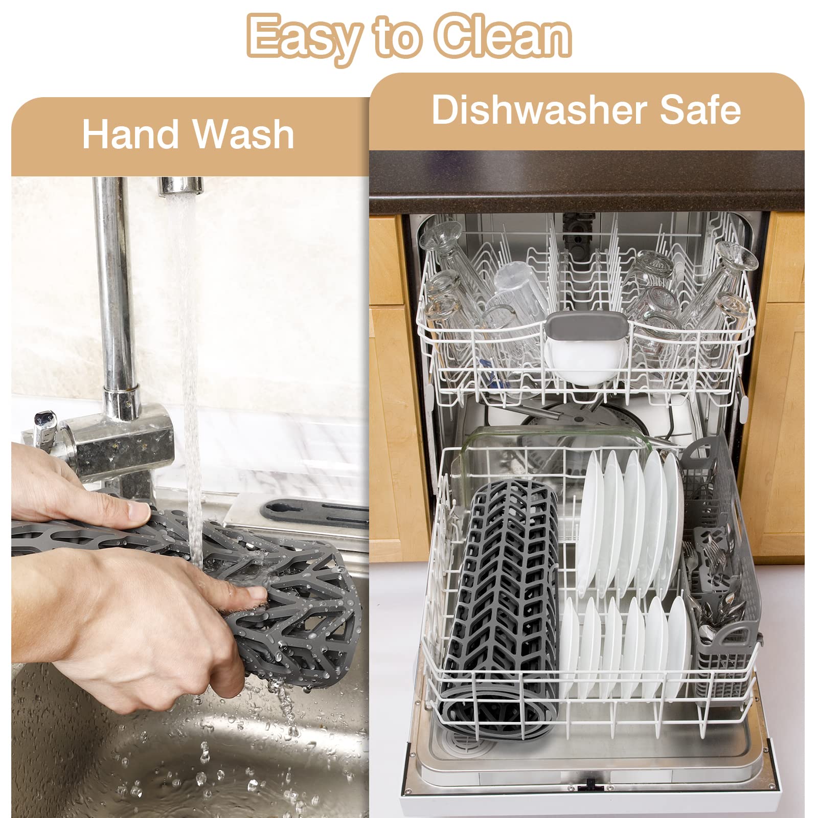 Non-Slip Silicone Sink Protector Mat - 26