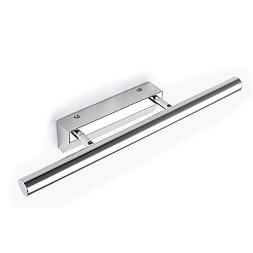 iBasenice 7W LED Vanity Light - Stainless Steel Bathroom Mirror Light Fixture, Warm White Wall Sconce for Makeup & Dressing Room - Perfect for Bedroom, Living Room & Bathroom Vanity Areas