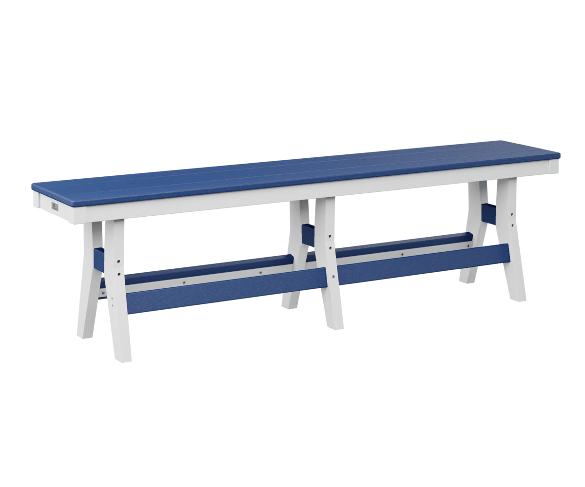 Berlin Gardens Harbor 66 Dining Bench - Outdoor Patio Furniture Set with Weather-Resistant Teak Wood - Perfect for Backyard, Garden, and Poolside Dining Areas