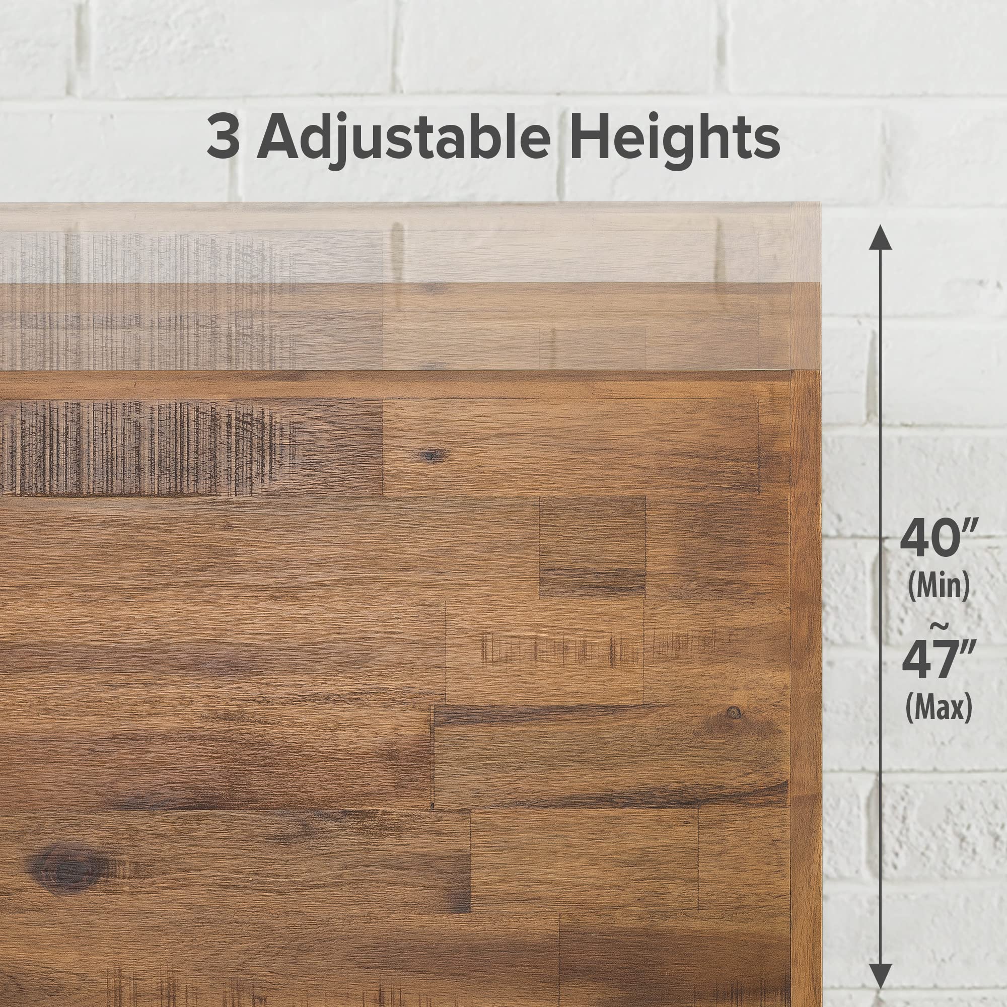 ZINUS Tricia Wood Platform Bed Frame with Adjustable Headboard - King Size, No Box Spring Needed, Sturdy Wood Slat Support, Easy Assembly - Perfect for Master Bedroom, Guest Room & Modern Home Decor