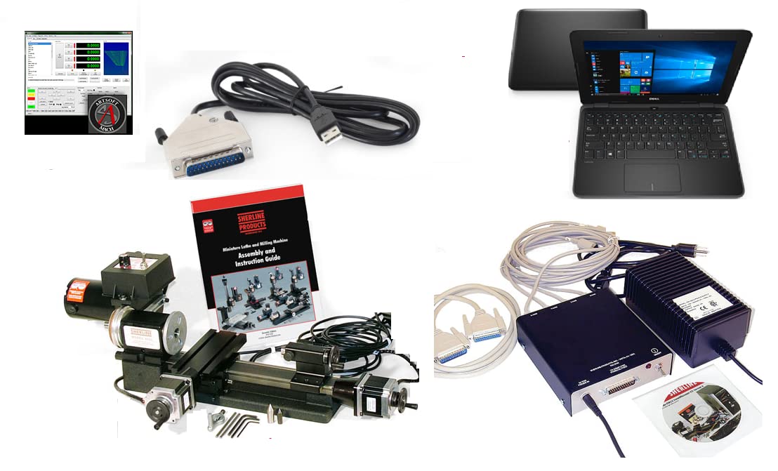 Sherline 8400 CNC Lathe System with USB Controller - 3.5
