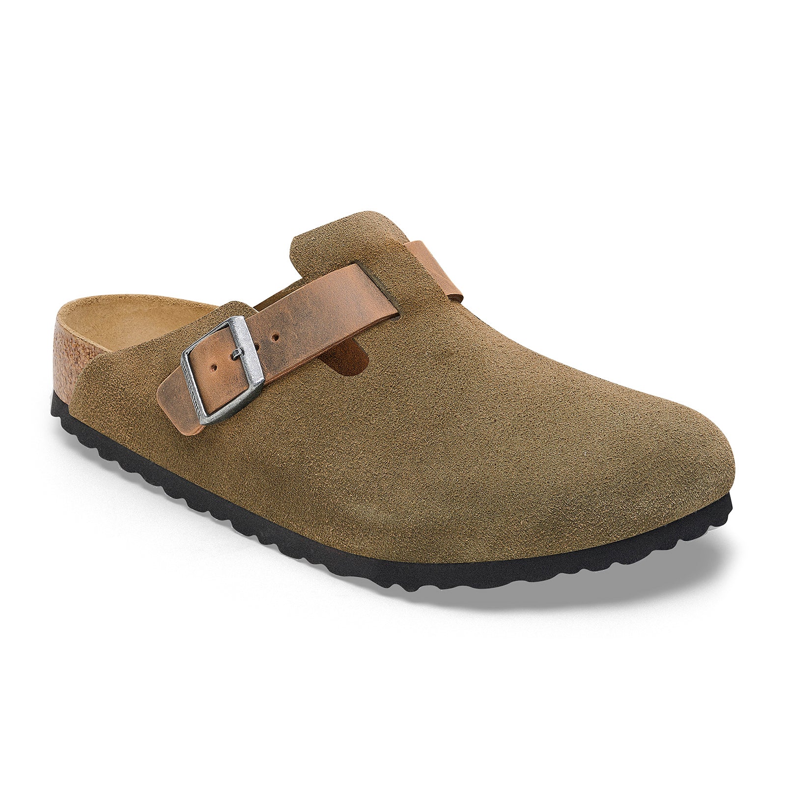 Birkenstock Boston Clog (Men)   Thyme Oiled Leather/Suede