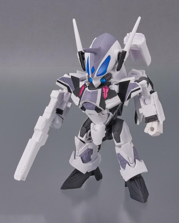 Bandai Tiny Session Macross Frontier VF-31F Siegfried & Kaname Buccaneer Action Figure Set - Messer Ihlefeld Ver. | Collectible Anime Model Kit for Display & Play | Perfect for Anime Fans & Model Enthusiasts
