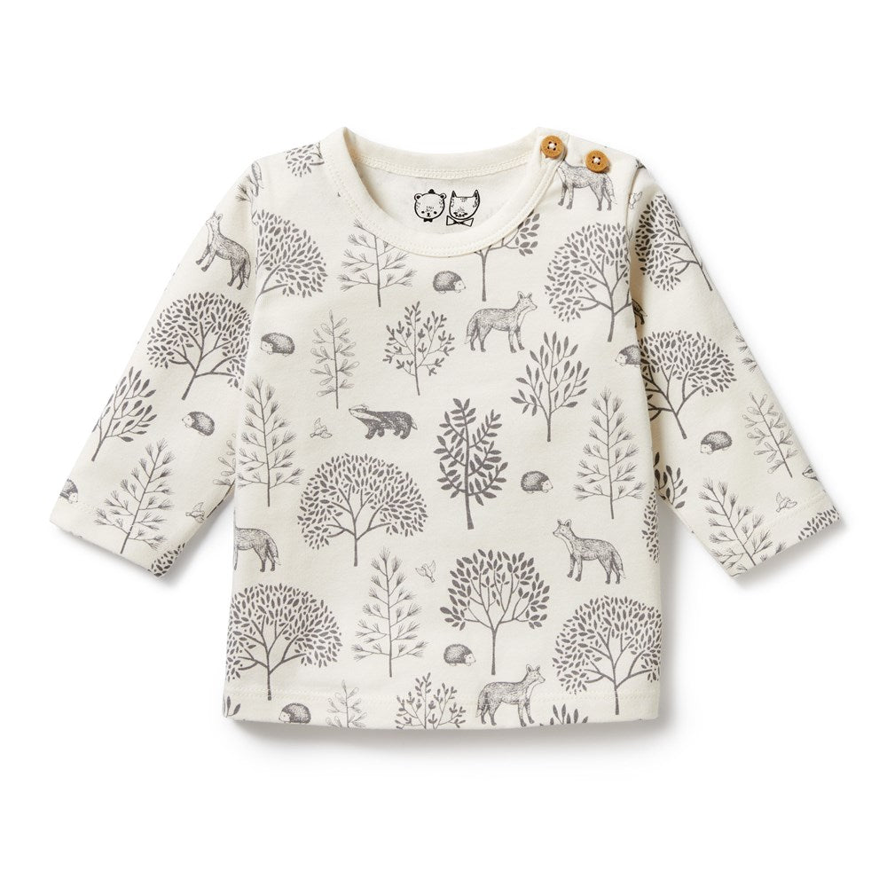 Woodland Organic Cotton T-Shirt for Women - Soft, Breathable & Eco-Friendly - Perfect for Casual Wear, Yoga & Outdoor Activities
