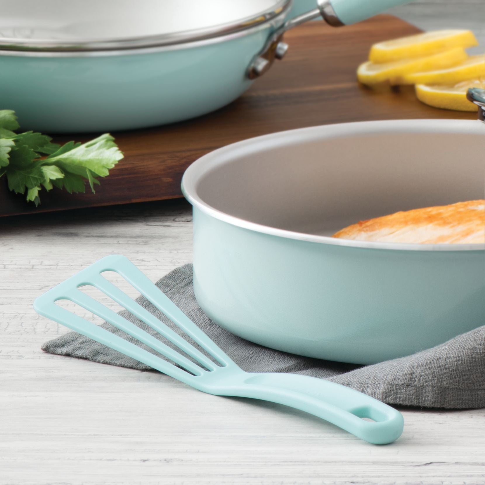 10 & 12 Inch Silicone Spatula Set - Non-Slip Heat Resistant Kitchen Utensils for Baking, Cooking, Mixing - Perfect for Cake Decorating, Flipping Pancakes & Scraping Bowls