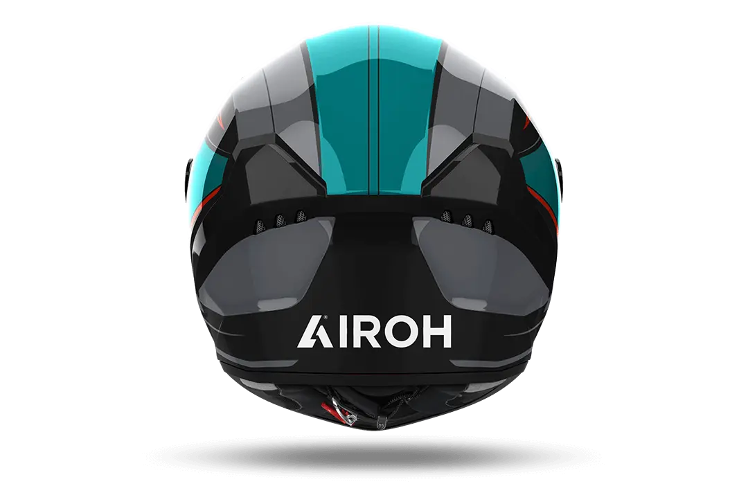Airoh Connor Gloss Dunk Motorcycle Helmet - DOT & ECE Certified - Lightweight & Ventilated for Comfort - Perfect for Street Riding & Commuting