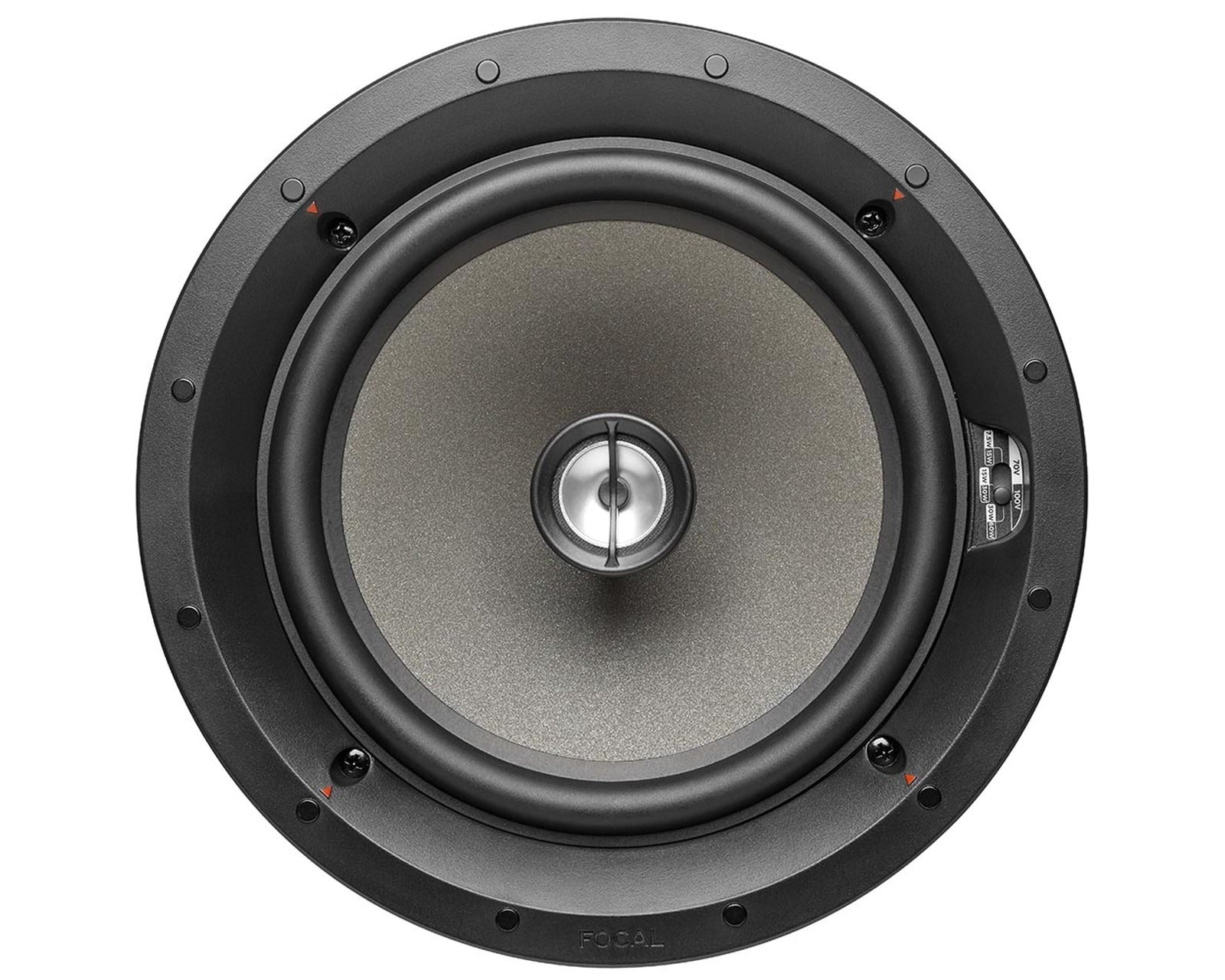 Focal 100 ICW8 T 8-Inch In-Wall/In-Ceiling 2-Way Coaxial Speaker - High Fidelity Sound for Home Theater & Surround Sound Systems (Each)