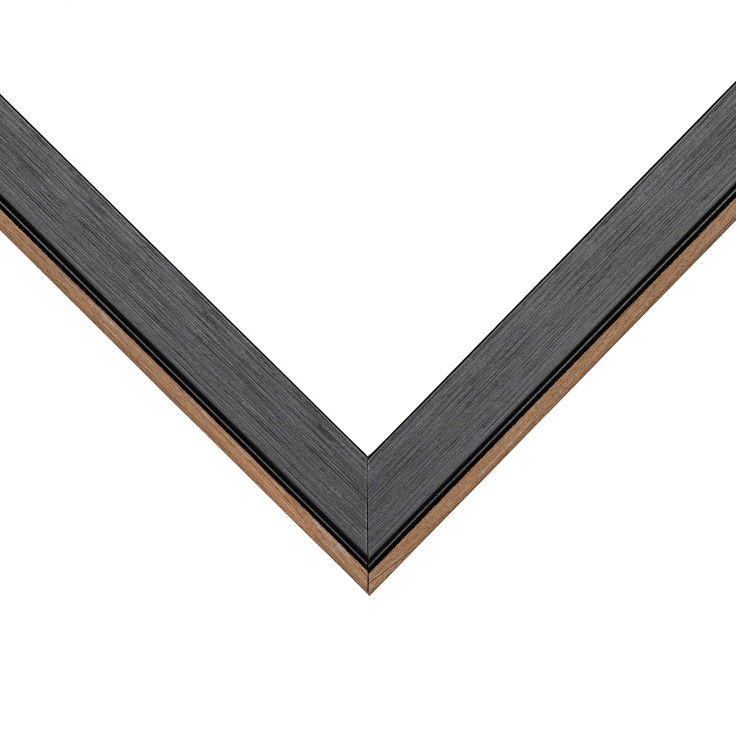 Craig Frames Acoustic 12x17 Picture Frame in Forest Black - Perfect for Wall Decor, Home Office & Living Room Display