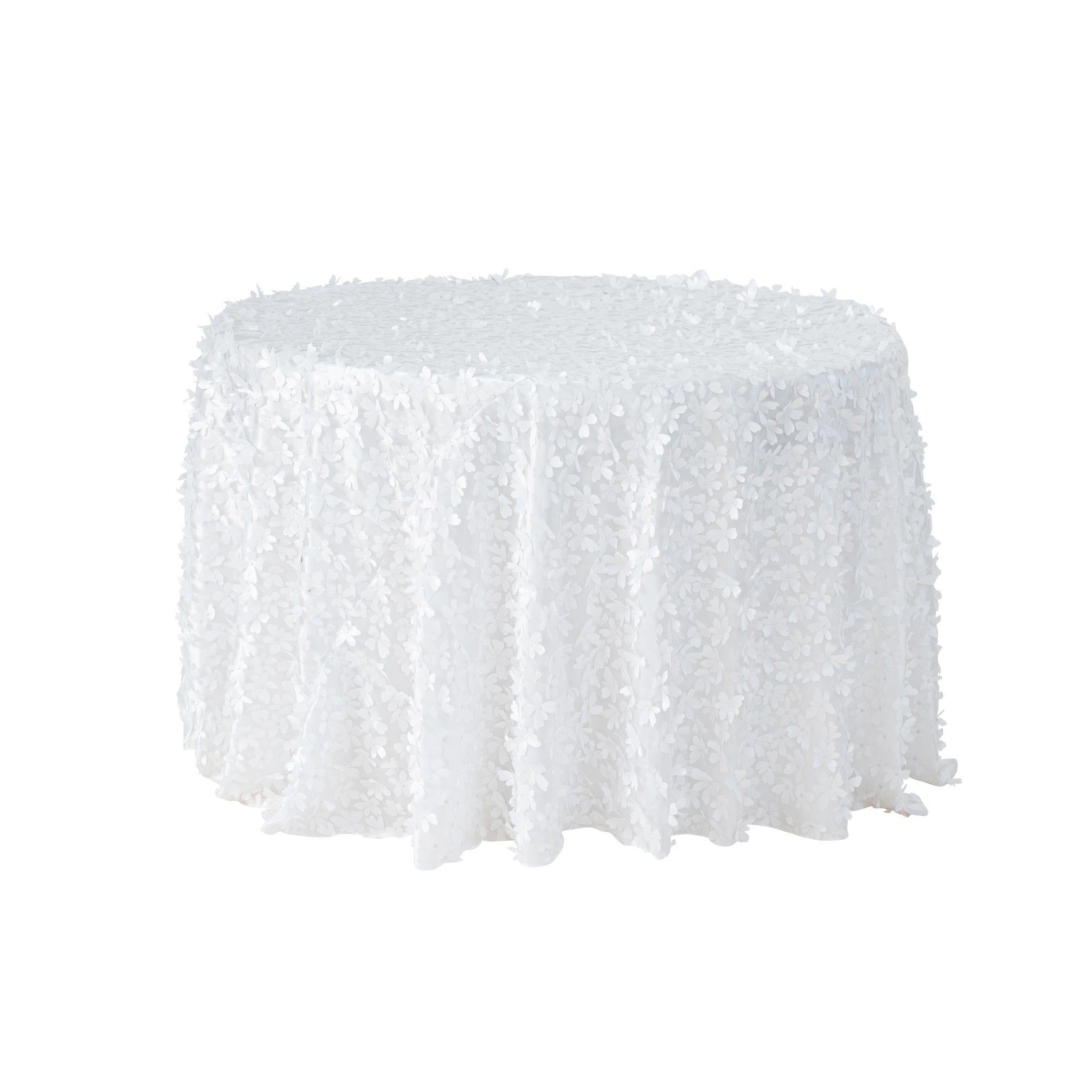 Elegant White Round 115