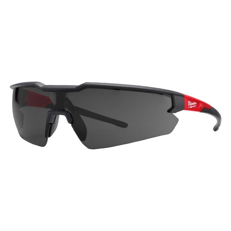 Milwaukee High Performance Tinted Safety Goggles with Removable Foam Padding - Unisex Protective Eyewear for Construction, Woodworking & DIY Projects