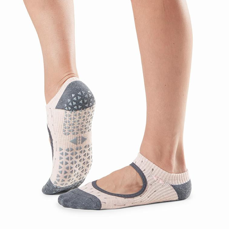 Tavi Noir Chey Grip Socks - Non-Slip Yoga Socks for Women, Pilates, Barre & Workout - Breathable & Comfortable Anti-Skid Socks for Home, Studio & Gym Use