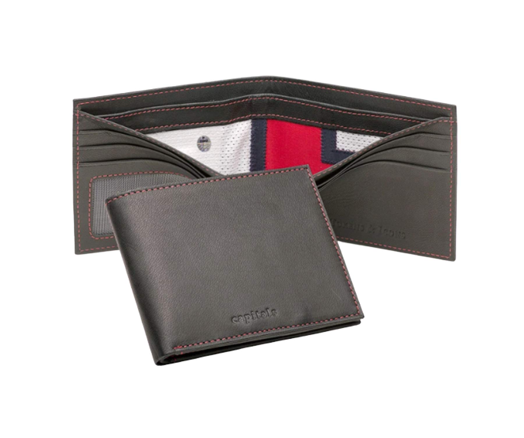 NHL Game-Used Jersey Wallet - Authentic Hockey Collectible with Tokens & Icons (81-NHL-P) - Perfect for Hockey Fans & Sports Memorabilia Collectors