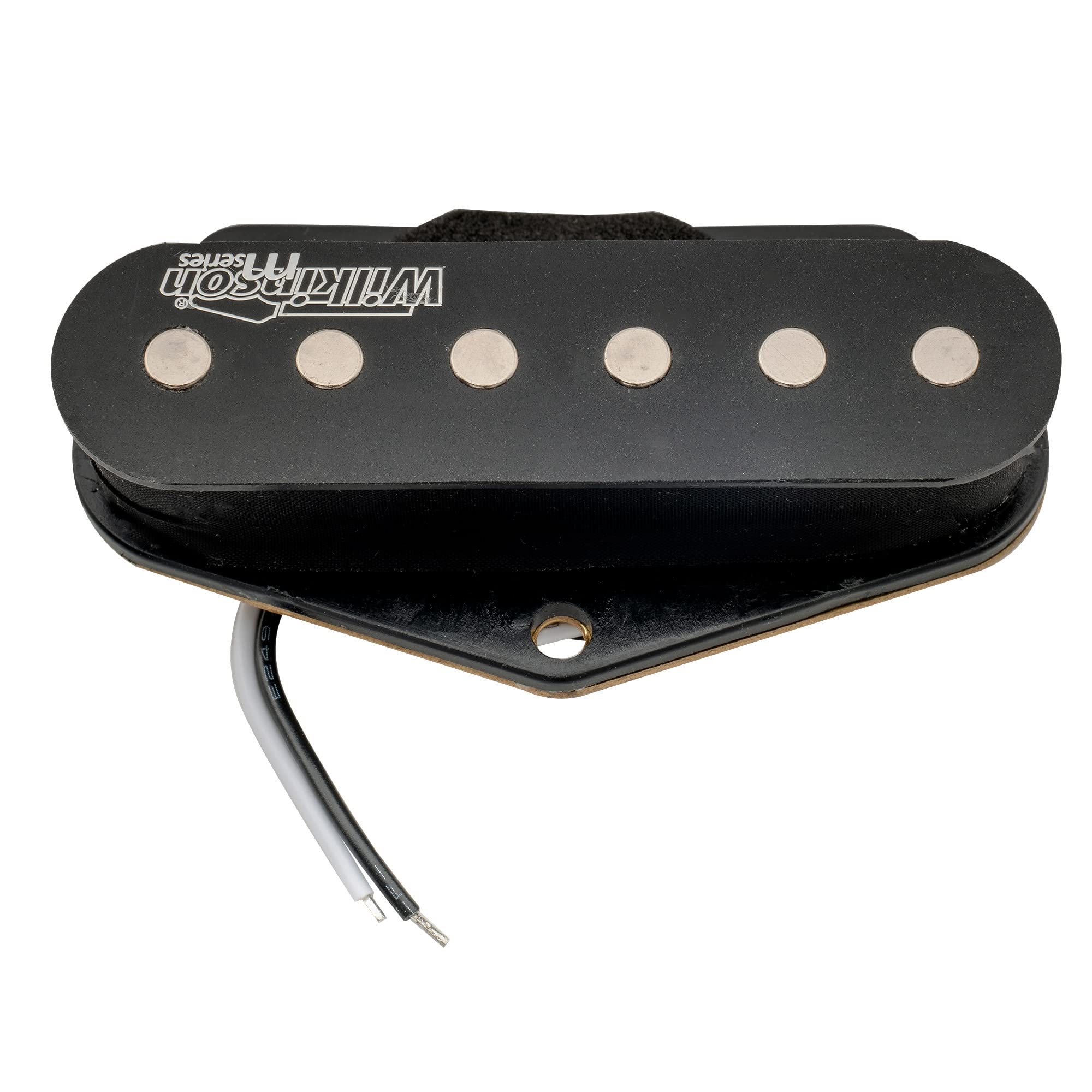 Wilkinson Low Gauss Nashville Sound Ceramic Single Coil Bridge Pickup for Telecaster Style Electric Guitar - Black | Perfect for Blues, Country & Rock Music