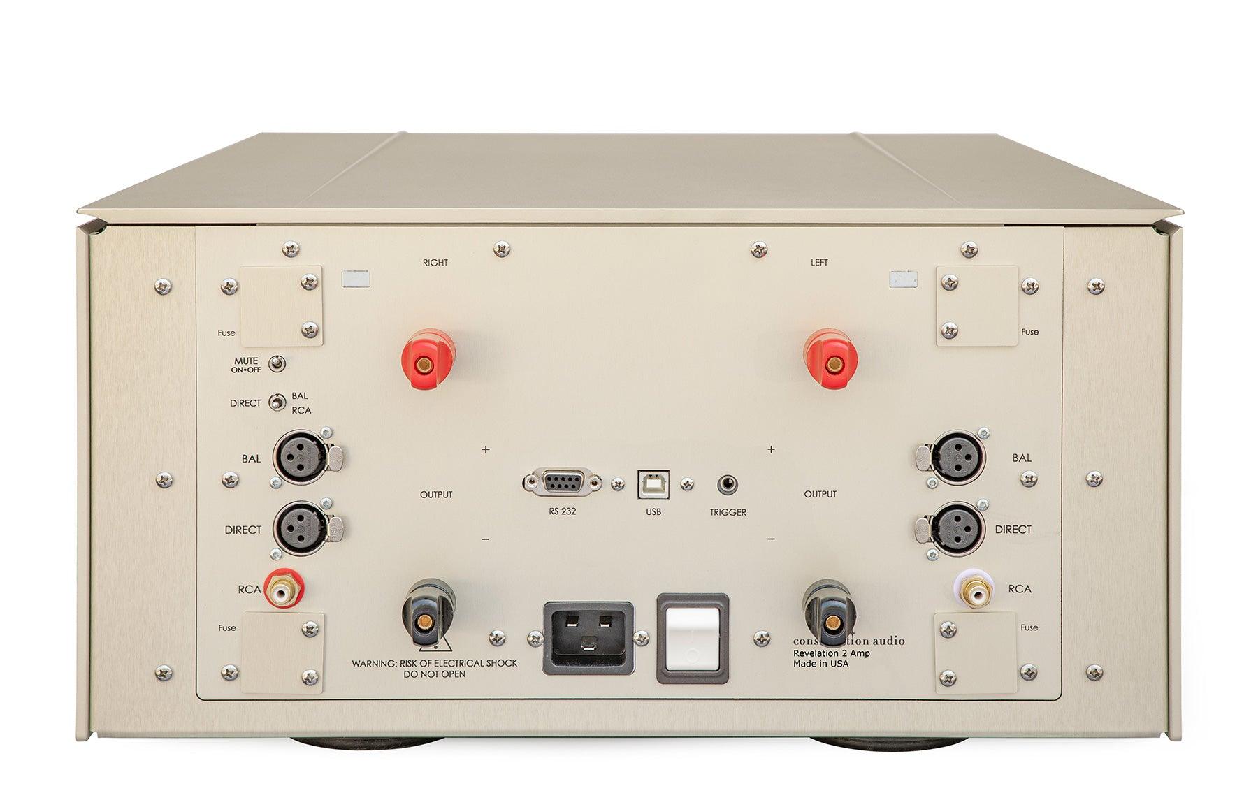 Constellation Revelation 2 High-End Stereo Power Amplifier - Audiophile Grade Home Theater & Music Listening System