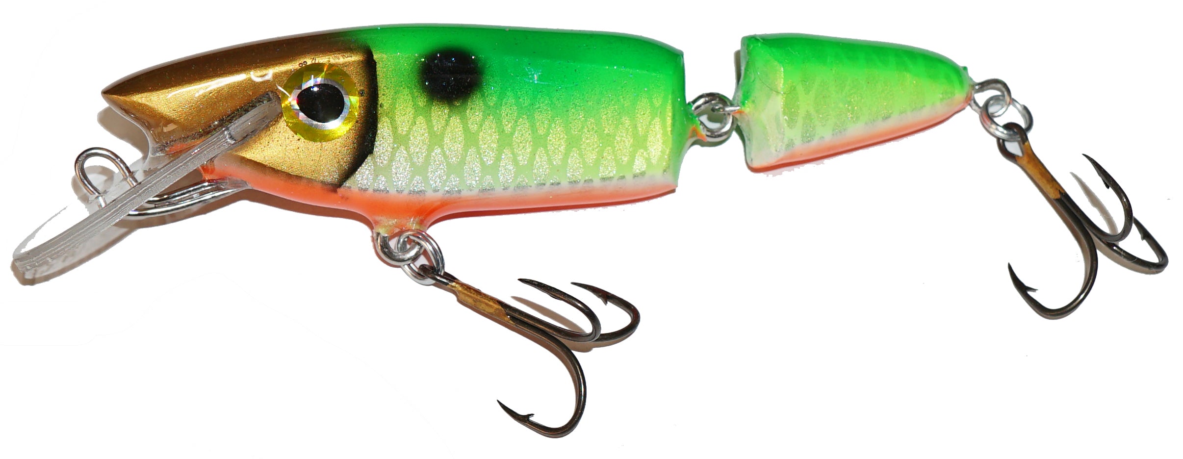 Boss Shad Underboss Jointed Fishing Lure - Topwater Swimbait for Bass, Trout, and Walleye - Perfect for Freshwater and Saltwater Fishing Adventures