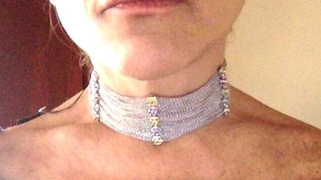 Authentic Pasquale Bruni 18k Gold Citrine Topaz Peridot Choker Necklace for Women - Luxury Italian Jewelry Gift for Anniversary, Birthday & Special Occasions