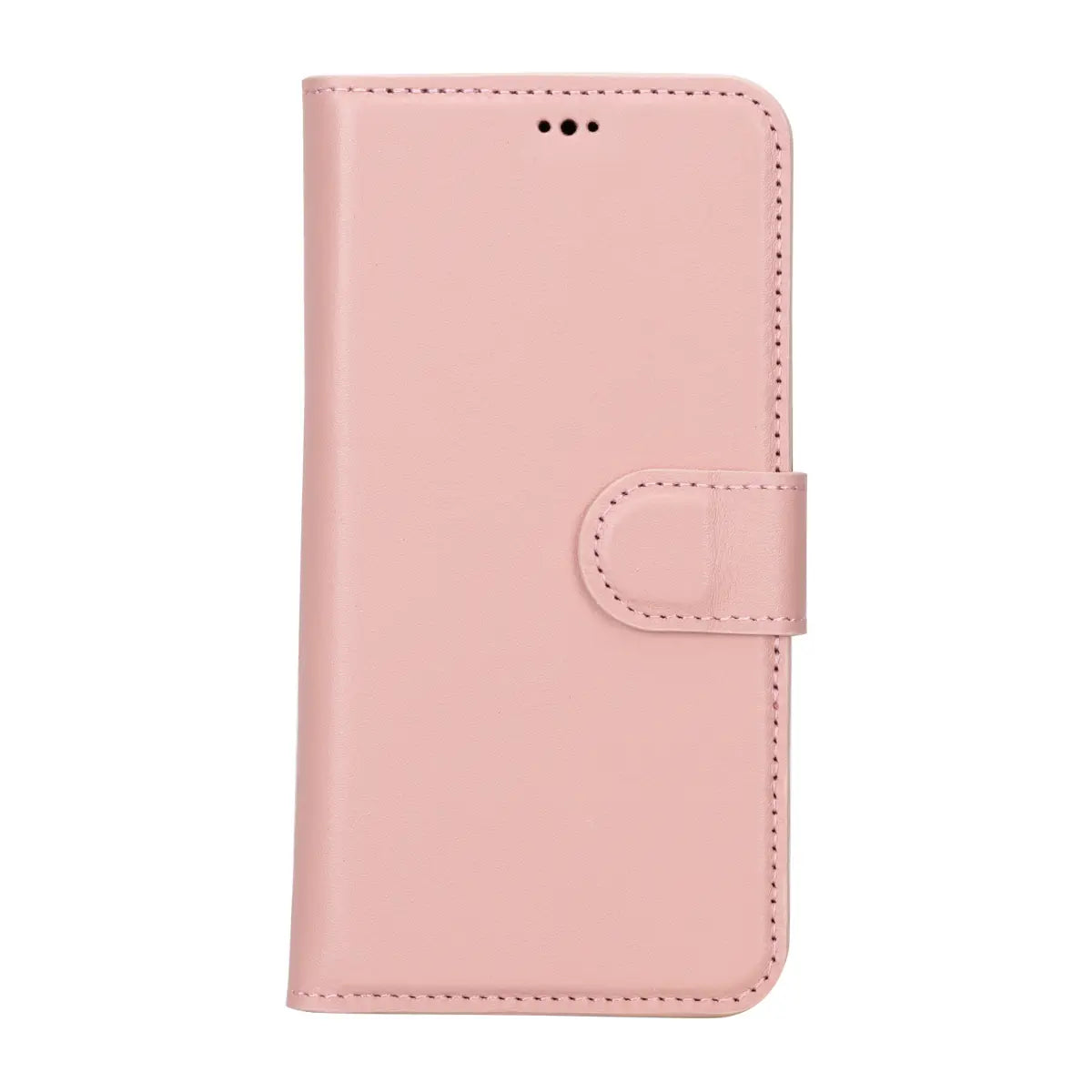 Pink Leather Wallet Case for iPhone 15 - Slim Protective Phone Cover with Card Holder | Perfect for Everyday Use, Travel & Shopping