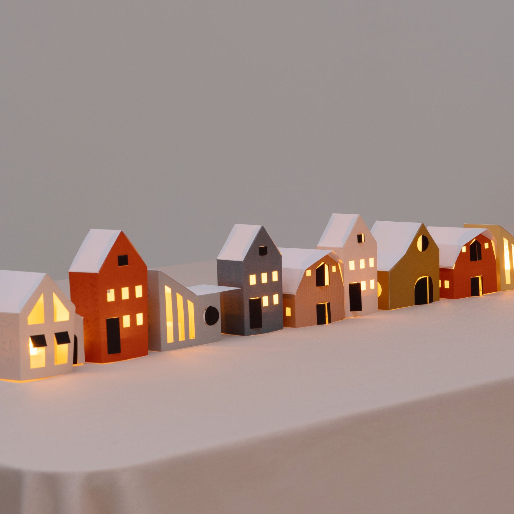 Jurianne Matter Tiny House Ornament - Miniature Collectible Home Decor for Christmas Tree, Shelf Display & Gift Giving
