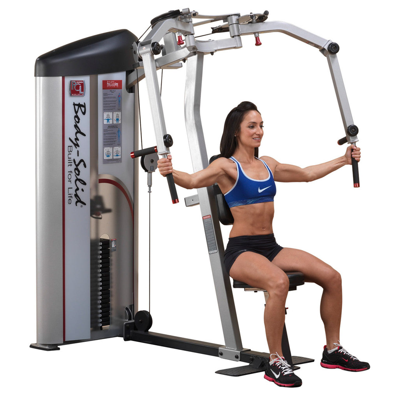 Body Solid Pro ClubLine Series 2 Pec Delt Machine - Commercial Grade Chest & Shoulder Workout Equipment for Home & Gym Strength Training