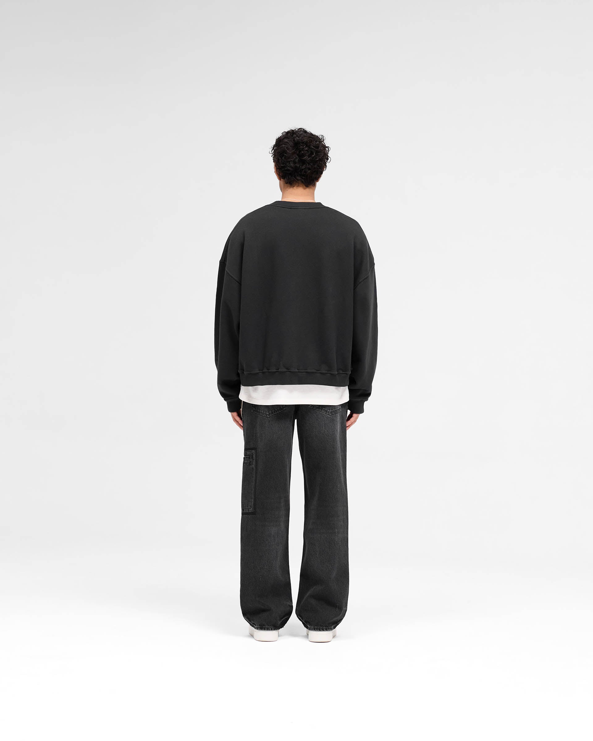 Stylish Applique Sweater for Women - Off Black | Cozy Knit Pullover for Fall & Winter | Perfect for Casual Outings & Office Wear