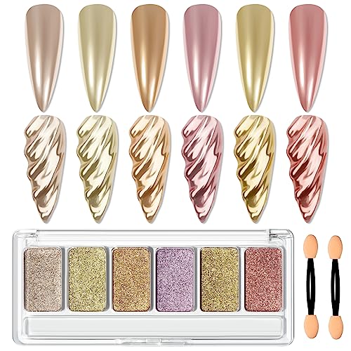 Chrome nail powder