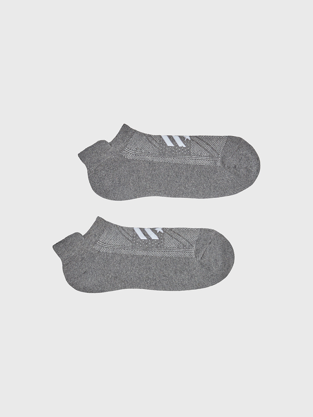 Barry's Heather Grey Athletic Running Socks for Men & Women - Lightweight Cushioned Performance Socks for Sprinting, Jogging & Workouts