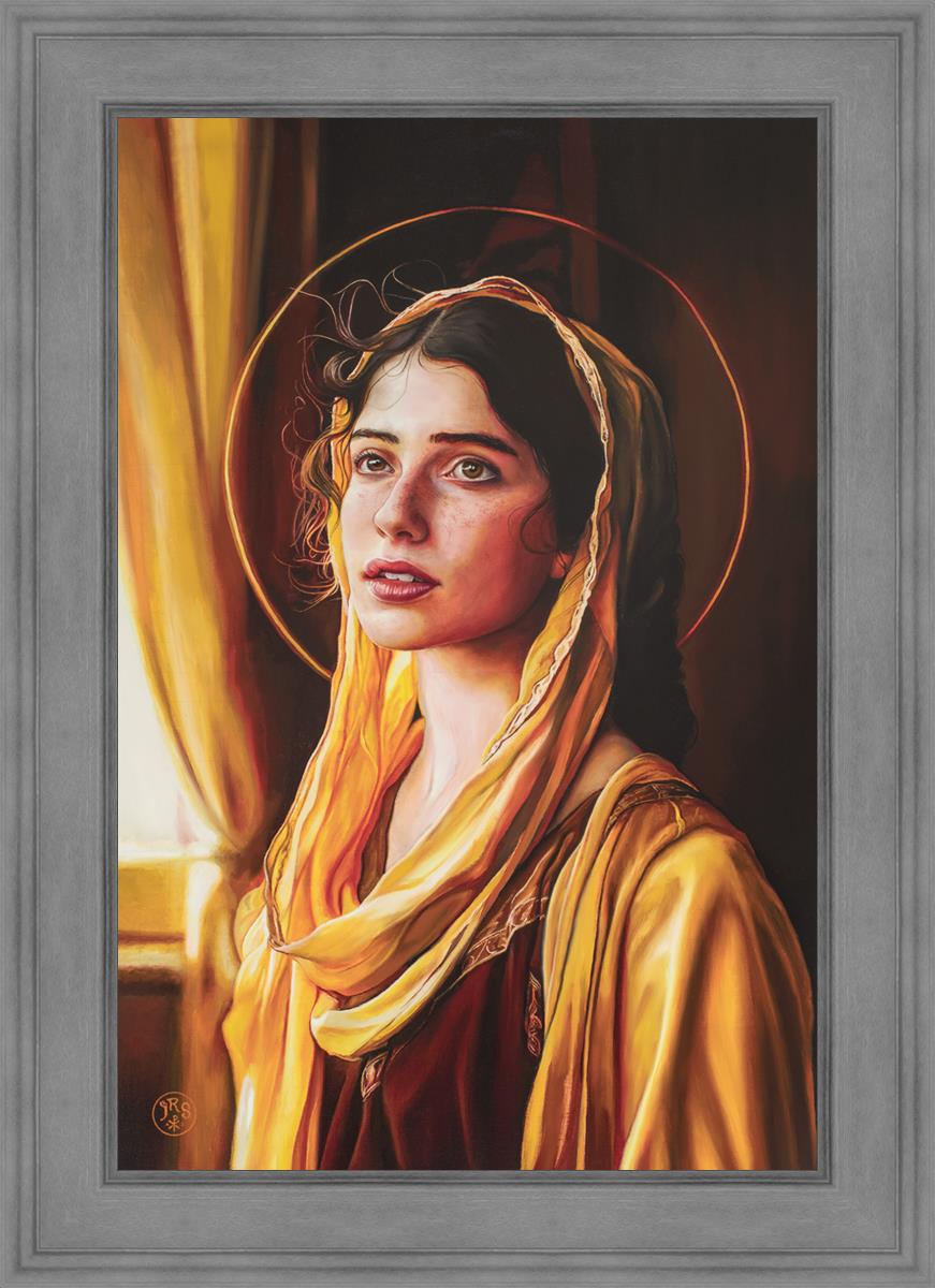 Graceful Illuminated Portrait of the Madeleine - Elegant Wall Art for Home Decor, Office & Gallery Display
