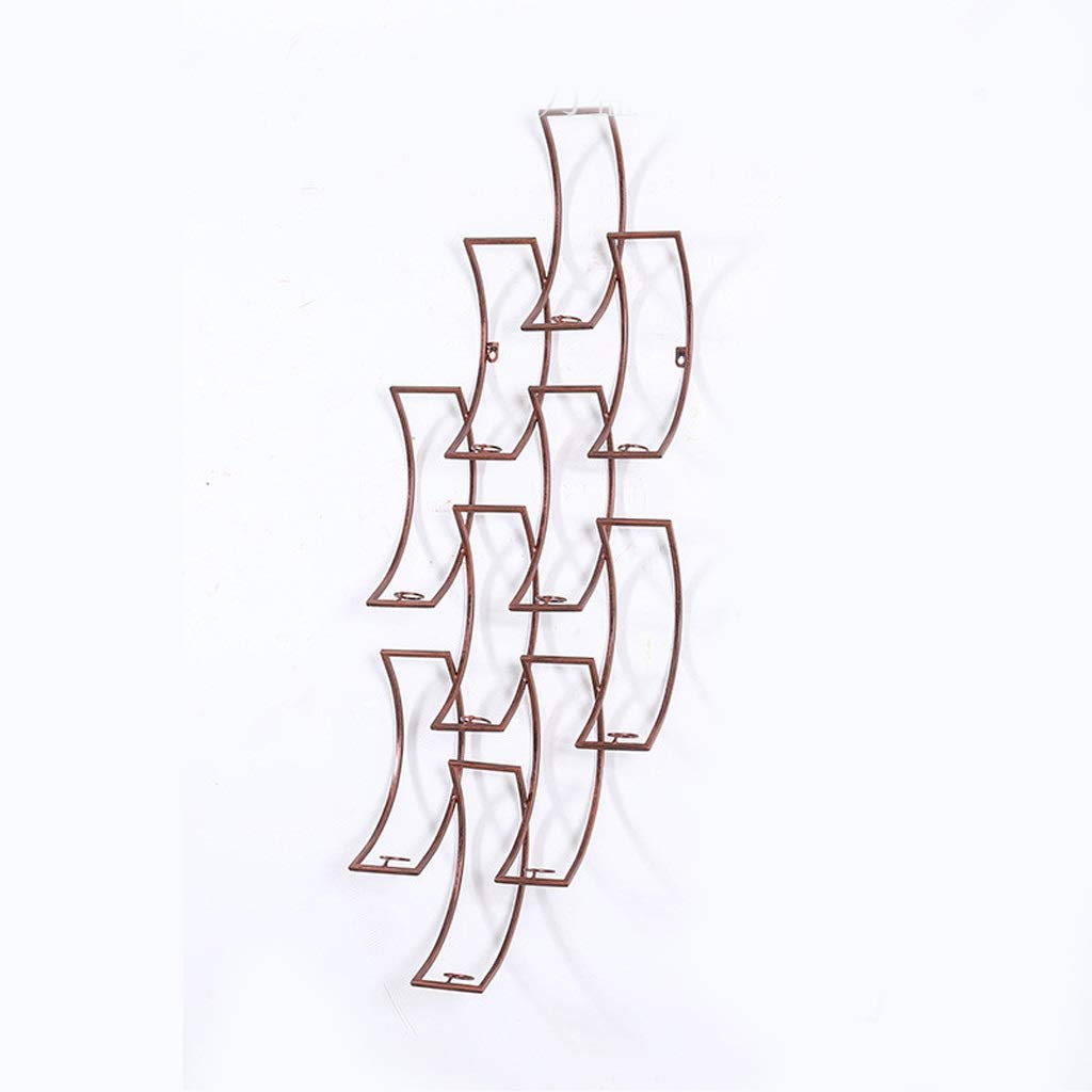 XYSQ Wall Mounted 12 Hook Coffee Mug Holder - Space Saving Kitchen Organizer for Cups & Mugs - Perfect for Pantry, Coffee Bar & Home Decor (Black)