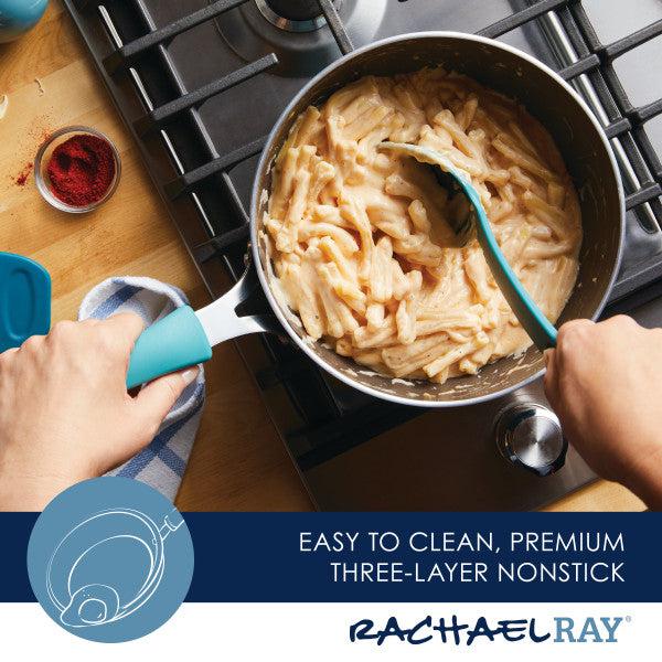 Cook & Create 3 Quart Nonstick Saucier Pan with Lid - Perfect for Sauces, Stews & Melting Cheese - Ideal for Home Chefs & Professional Kitchens